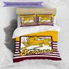 3pcs Football Team (19) Design Cover Set - HD Printed Bedding with 1 Cover and 2 Pillowcases - Perfect for Home and Dorm Decor