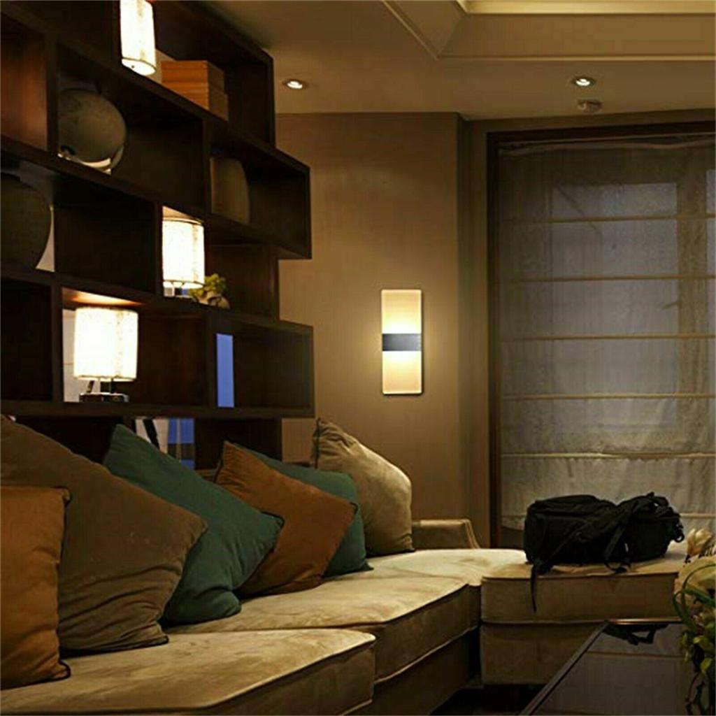 Современный светодиодный настенный светильник Up Down Cube Бра, светильник, светильник, крепление, декор комнаты