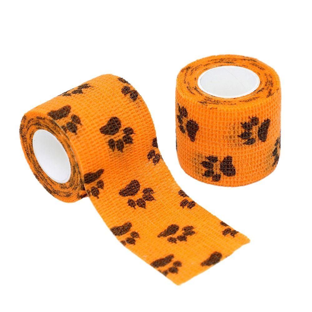 8 шт. 4,5 м Разноцветная лента для обертывания питомцев Самоклеящиеся наколенники Спортивный бандаж для питомцев Товары для питомцев