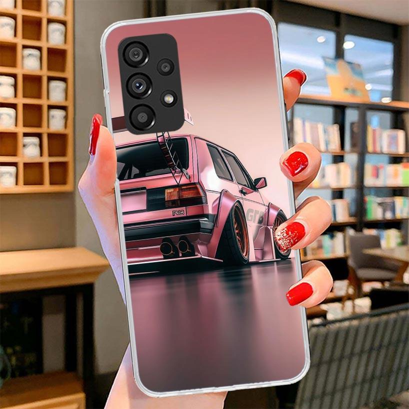 MK1 Golf Vintage Car Phone Case For Samsung Galaxy A12 A22 A32 A52 A72 A02S Phone Case Note 20 Ultra 10 S10 Plus A51 A71 A50S A2
