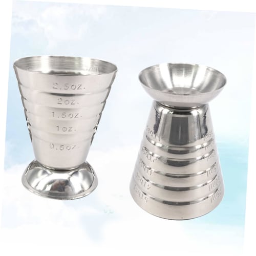 LABRIMP Мерный стаканчик для джиггера, 75 мл, из цельной нержавеющей стали