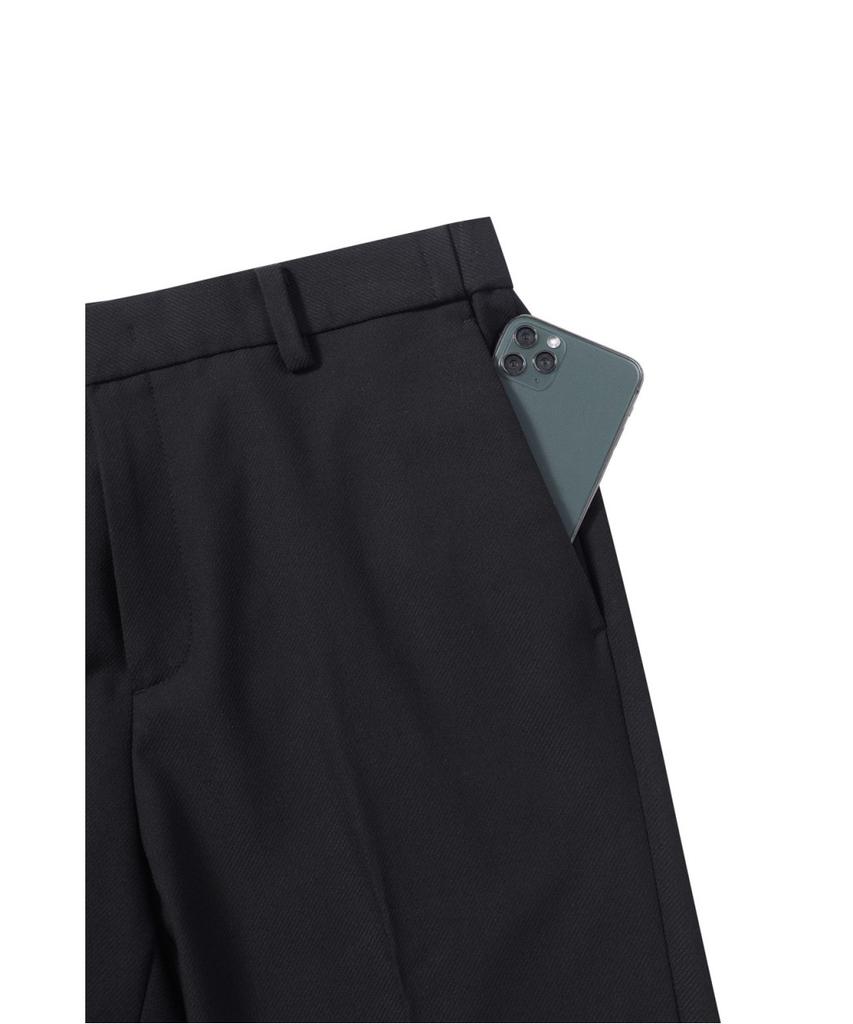 BRENTWOOD All-Season Solid Relaxed Fit Slacks Brpnx26171Bkx