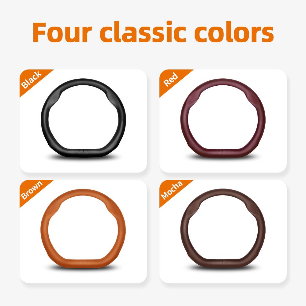 CQR1 For Mercedes-Benz D-Shaped Steering Wheel Cover Ultra - Thin Micro Fiber Leather W206 W177 W213 X253 W463 C118 W176 W247 W205