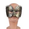 1Pc Carnival-Masquerade Mask Vintage Mask Gold Silver Half Face Mask Plastic Halloween Costume Party Mask Women Men