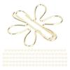 100Pcs Funny Planner Clips Innovative Cute Design Anti Rust Electroplating Process Gold Paper Clips for Office Home