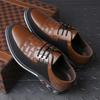 Brand Men'S Casual Shoes Fashion Classic Men'S Pu Leather Shoes  Breathable Business Lace-Up Men Shoes Plus Size 38-50