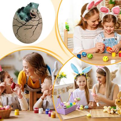 Яйцо Динозавра Игрушки Ручной Работы Фигурки-Антистресс Пасхальное Вылупляющееся Яйцо Динозавра Для Взрослых Детей Девочек Дом Пасхальная Вечеринка В Помещении