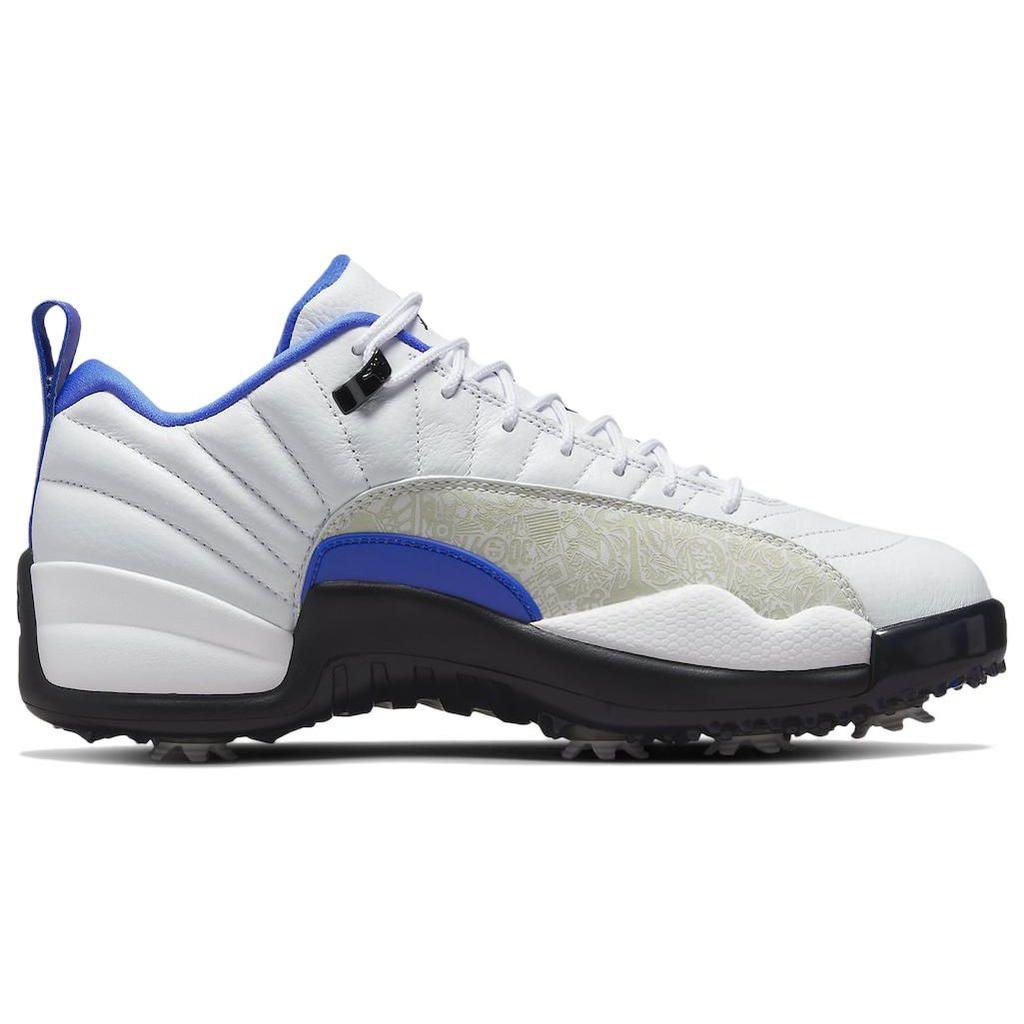 Air Jordan 12 Low Golf White Game Royal Мужские кроссовки черные DM9015-105