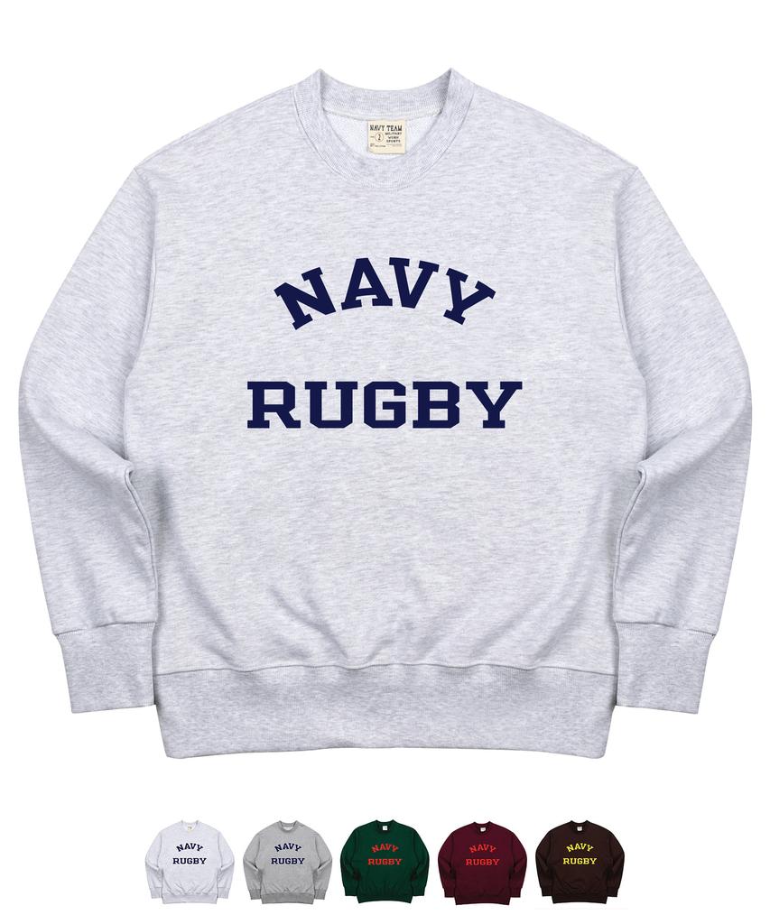 NAVYTEAM V2.Ntv-Navy Rugby Sweat Shirt (A Type)