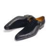 Fashion New Trendy Men Shoes Handmade Dress Shoe Oxfords Comfortable Cow Suede Top Layer Cowhide Patchwork Social Business Shoe For Man