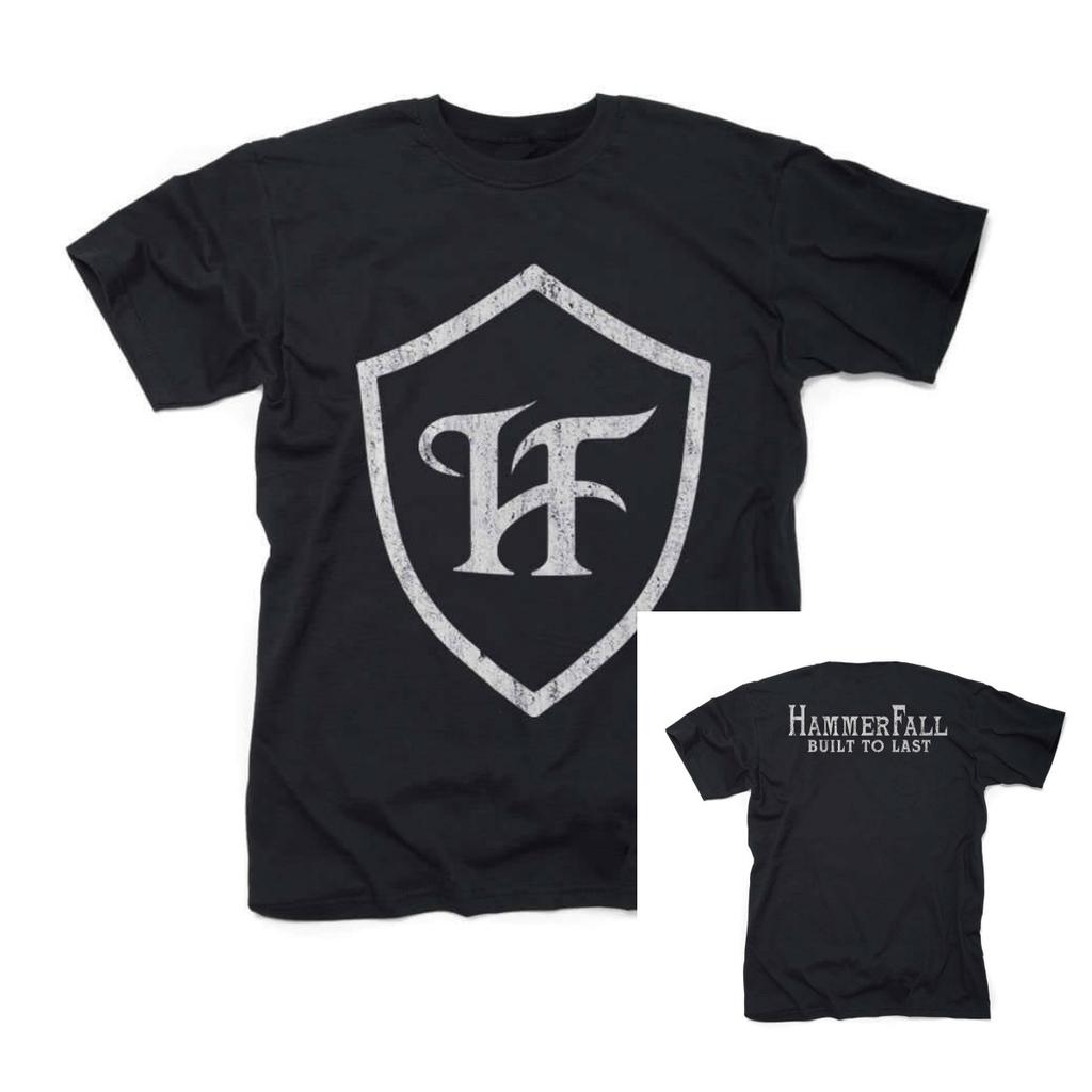 Hammerfall Shield Casual Tshirt Luxury Brand for Men and Women Top
