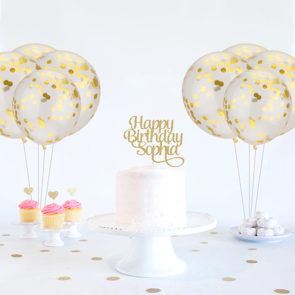 1 шт. Набор 12 дюймов розовый латекс для дня рождения прозрачные шары конфетти прозрачные шары конфетти шары