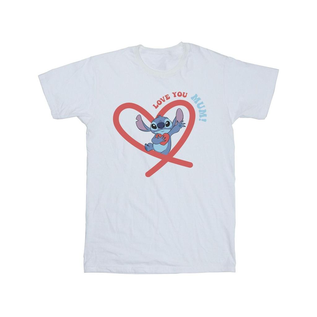 Disney Boys Lilo & Stitch Love You Mum T-Shirt