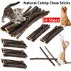 10-50PCS Cat Catnip Toys Natural Sticks for Cats Pet Teeth Cleaning Toy Cat Chew Toy Kitten Silvervine Sticks Pet Supplies