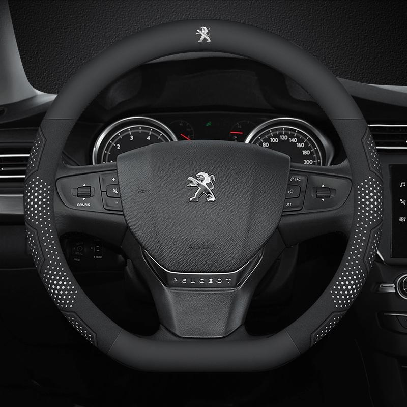 Car Steering Wheel Cover For Peugeot 106 107 108 206 207 208 301 307 308 406 407 408 508 607 2008 ZL 3008 4008 5008 GT RCZ Rifter