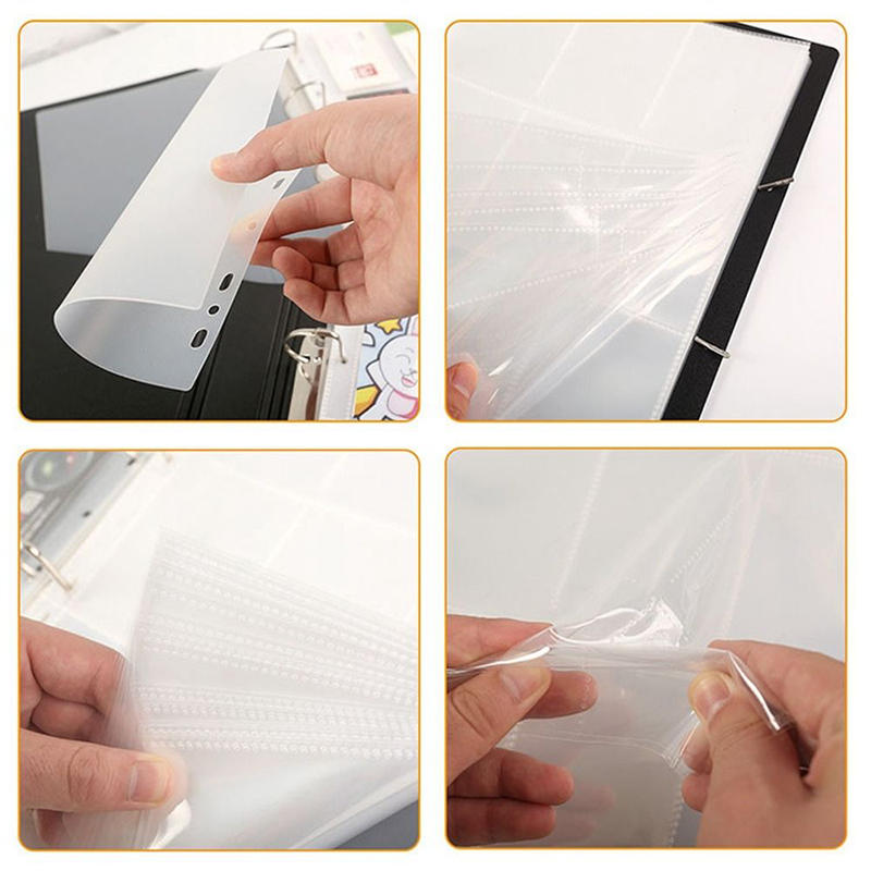 A5 Starlight Macaron Photo Album - 3-Inch Picture & Card Organizer Durable PP Cover In White Black Pink Purple Photo Album