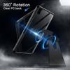 Coque + Verre Trempé pour iPad Pro 11" M5 M4 2025 2024, Antichoc Rotatif avec Porte-Stylet Noir