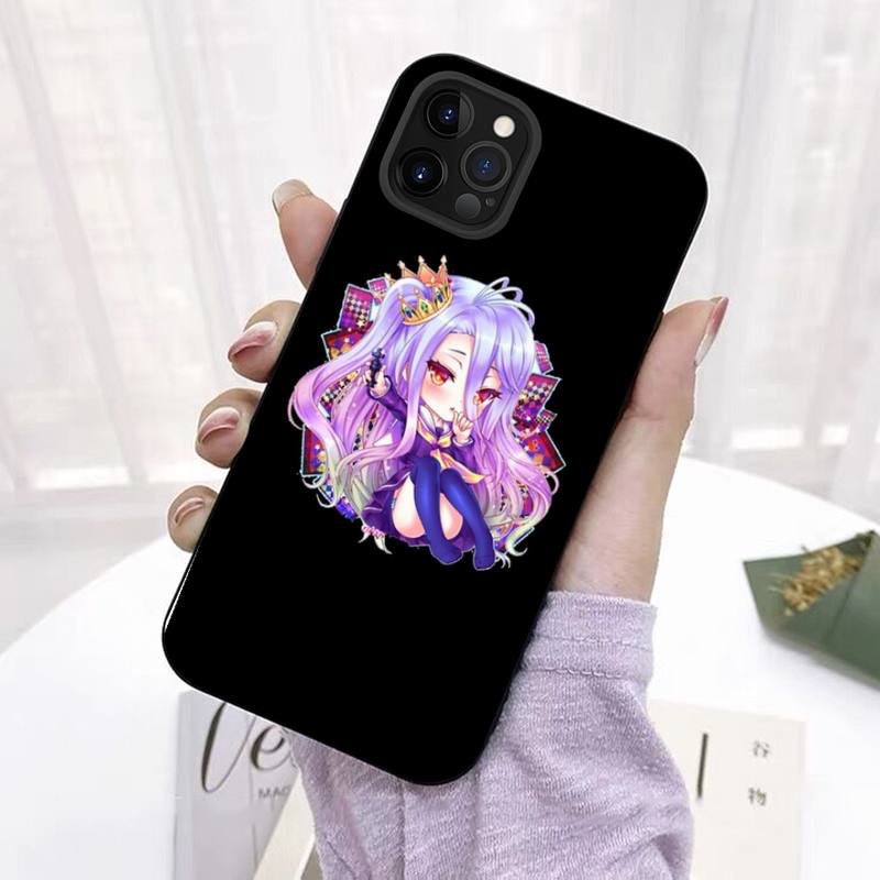 Чехол для телефона Game No Life с аниме для iPhone 11 12 13 Mini Pro Max 8 7 6 6S Plus X 5 SE 2020 XR XS Funda Case