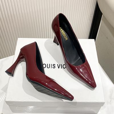 Мода Новый Стиль Женская Мода Леопард Женские Слипоны Женские Туфли на Высоком Каблуке Модные Вечерние Туфли Женские Остроносые Супер Высокие Туфли Женские