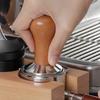Кофейный пресс для порошка, молоток для домашней кухни, кофейная утварь, деревянный пресс для порошка + нержавеющая сталь, подходит для чайников мокко