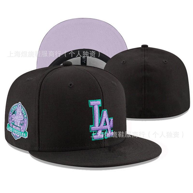 Mens Flat Brim Baseball Cap Closed Back Breathable Hip Hop Style Multiple Sizes
