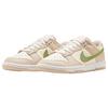 Nike Dunk Low Pale Ivory Oil Green Женские кроссовки Кремово-белый Laser-Orange FQ6869-131