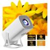 1080P Проектор WiFi 5.2 14 Систем 180 градусов Вращающийся Кинопроектор с 120-дюймовым Экраном Зеркальное Отображение Встроенный Динамик Авто К