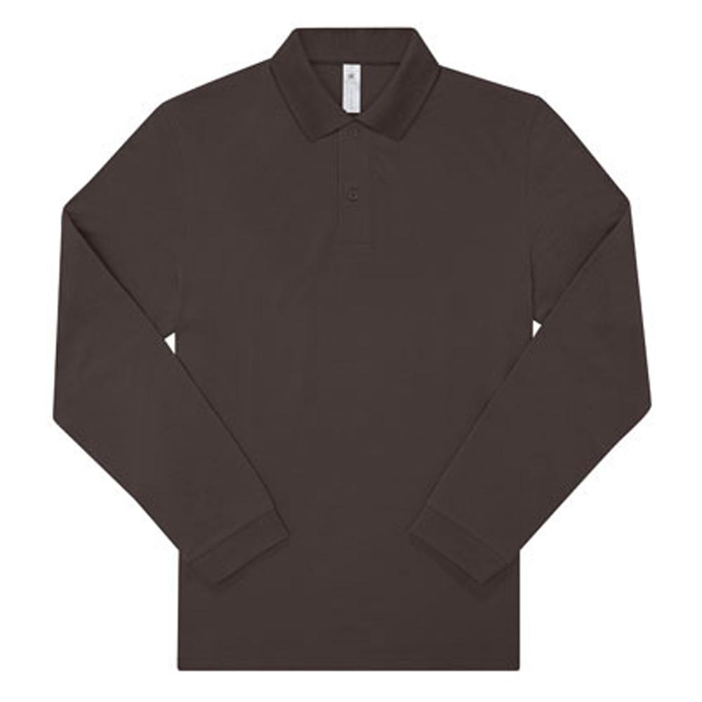 B&C Unisex Adult My Polo 180 Long-Sleeved Polo Shirt