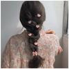 5PCS New Lovely Cartoon Peach Bow Girls Hairpins Children Headwear Hairgrip Hair Accessories