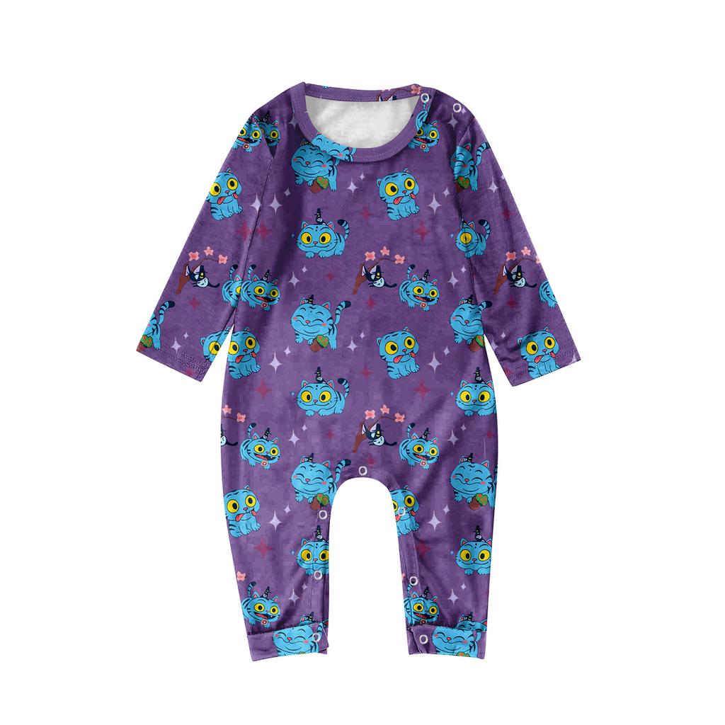 Мультяшный принт с буквами, семейный комплект с длинным рукавом, костюм родитель-ребенок, домашний костюм, осень