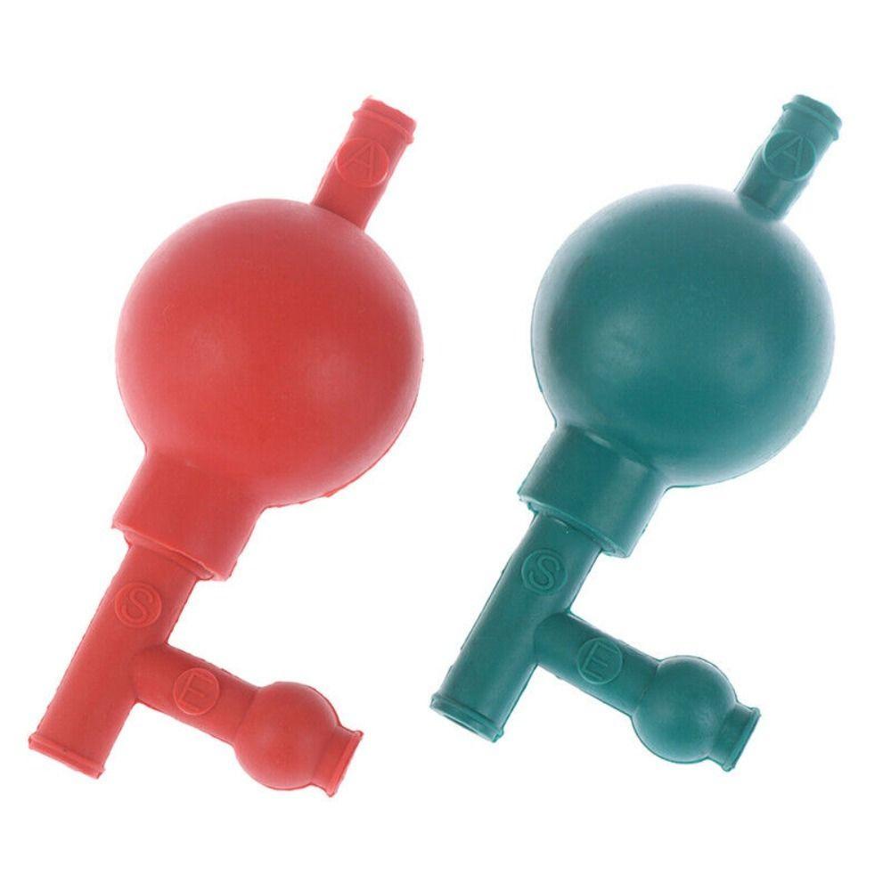 Лабораторная резиновая всасывающая груша с 3 валами, устойчивая к коррозии, безопасная лабораторная пипетка для количественного давления