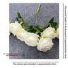 7 Heads Real Happy Rose Flower Mini 9 Colors Valentine's Day Flowers Photography Photo Gift Crystal Grass Bouquet