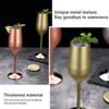 2Pcs Wine Party Champagne Coupes Cocktail Glass Champagne Flutes Wine Cup Goblet Plating Beer Rose Gold Glass Whiskey Cups