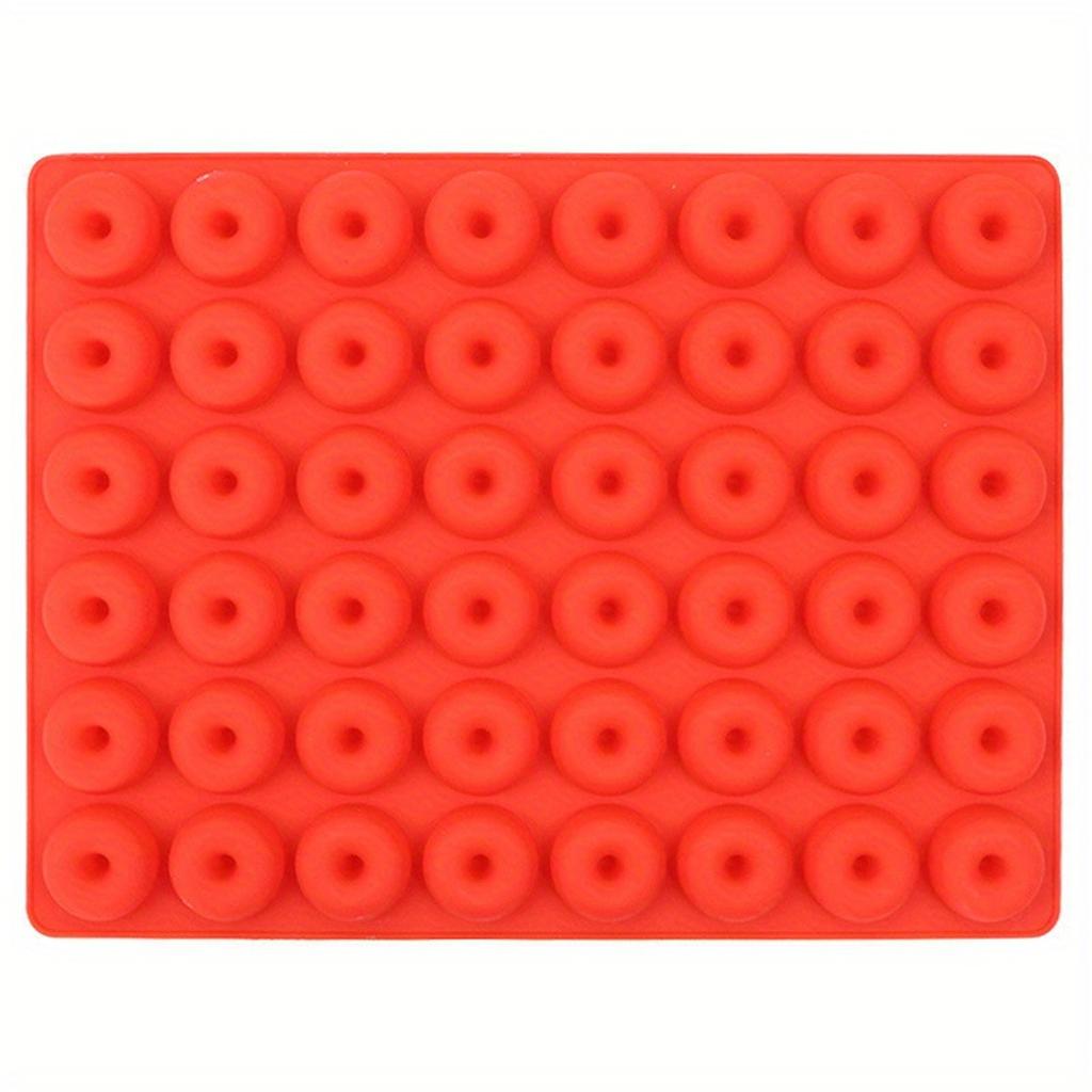48-гнездная маленькая силиконовая форма для шоколадных пончиков, маленькая форма для помадки, инструменты для выпечки