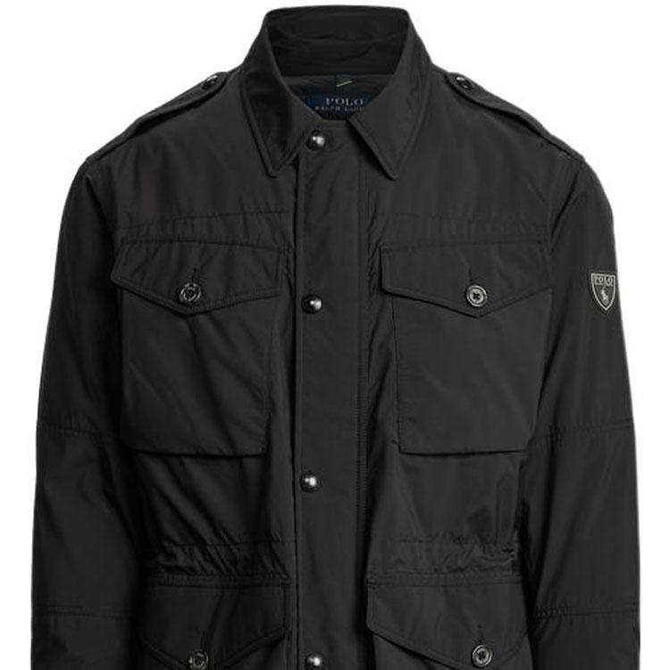 Polo Ralph Lauren Classic Fit Solid Water-Resistant Jacket Мужские куртки Черный 710818787004