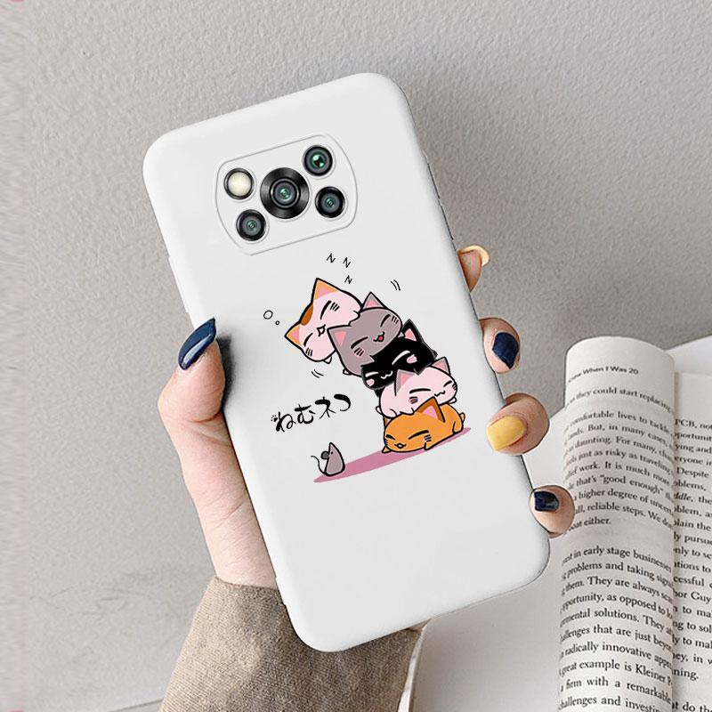 Чехол для Poco X3 Pro Pocox3 X 3 NFC Милое Сердечко Цветок Задняя Крышка Мягкий Силикон Матовый Защитный Funda Для Xiaomi Poco X3 Pro Сумка