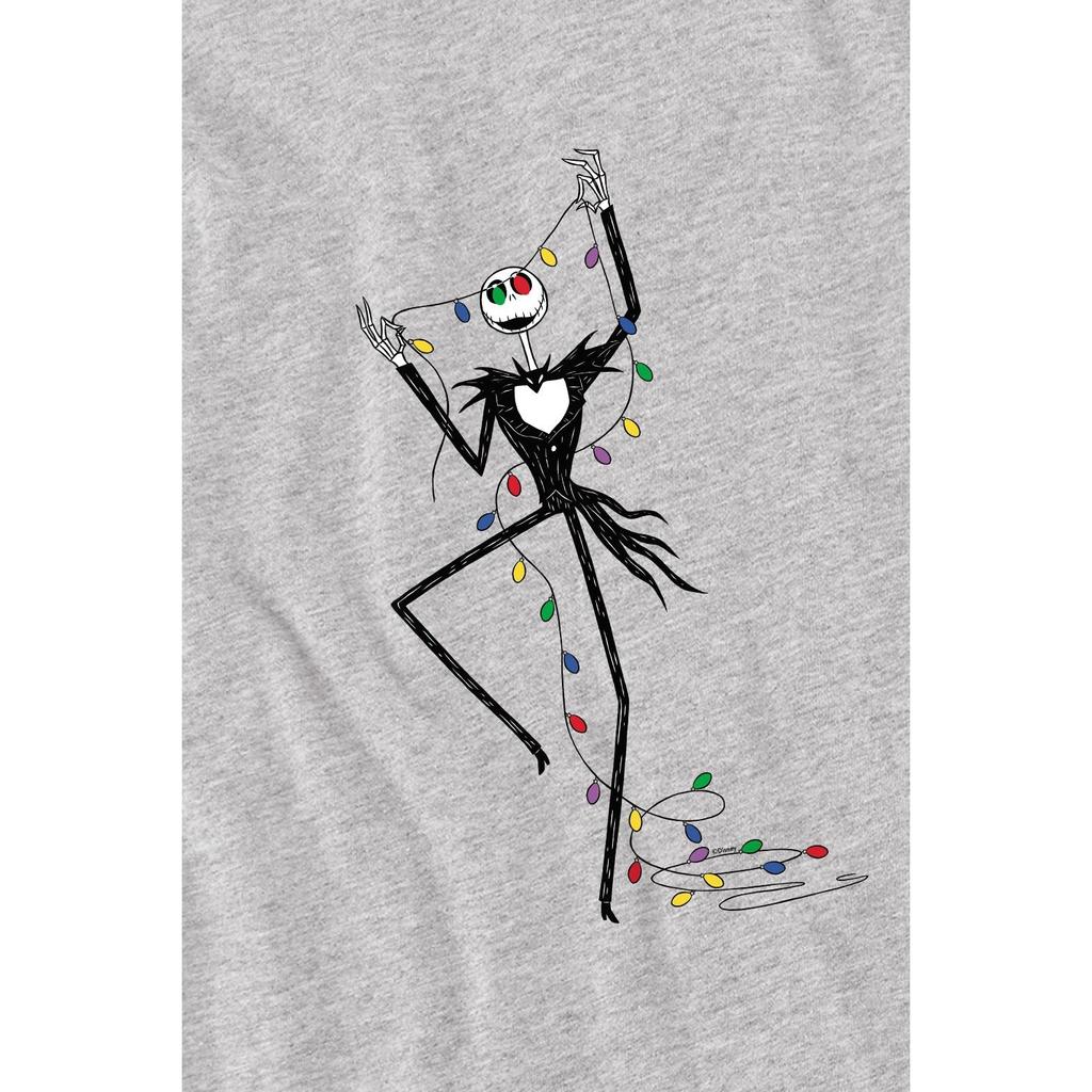 Футболка мужская «Кошмар перед Рождеством» с изображением гирлянды Джека