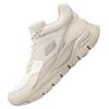 Skechers Arch Fit Ткань Синтетическая кожа Мягкие Удобные Полуботинки Повседневные Кроссовки Женские Белый 149775-NAT