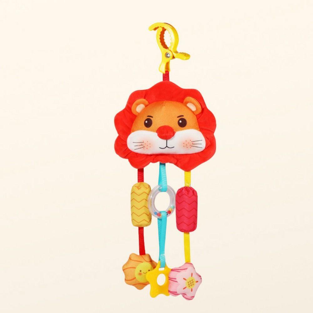 Cute Infant Comfort Bed Bell Cartoon Animal Stroller Hanging Pendants  Baby Safety Seats