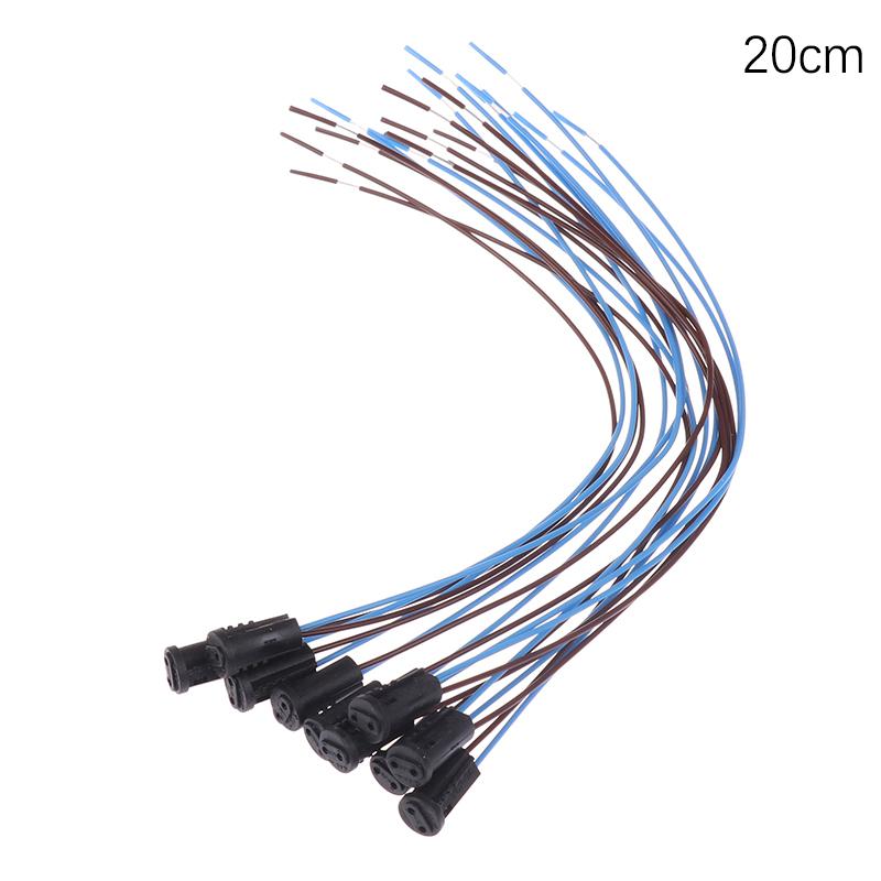 10 шт./лот G4 патрон лампы 10 см/20 см белый/черный G4 патрон лампы для светодиодных головок лампочка галогенная лампочка патрон