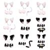 Cat Ear Bell Headband & Choker Set with Tail - Halloween Party Accessories