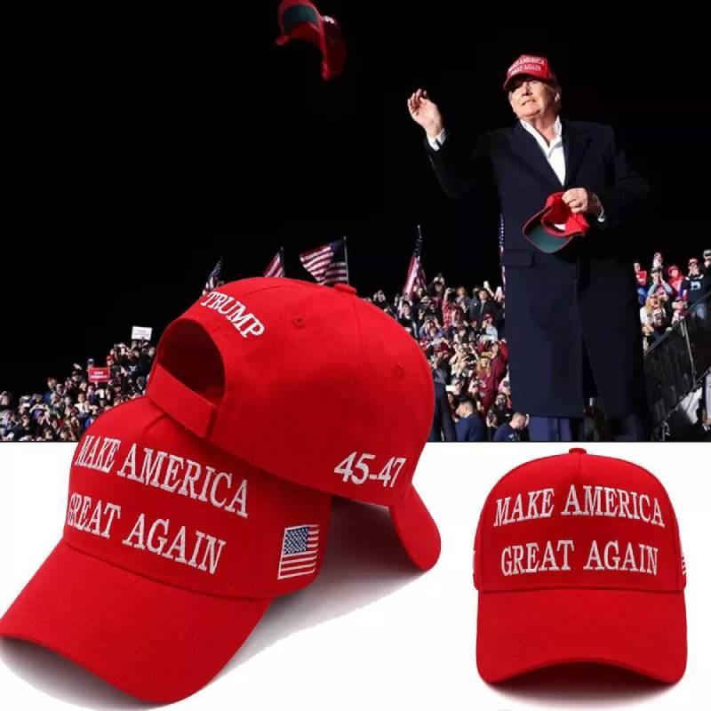 Трендовая бейсболка Make America Great Again классического красного цвета для летней моды