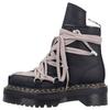 /РУ x ДР. Коллаборация MARTENS 1460 MEGALACE Кожа коровы/Кожа коровы Ботильоны Женские Черный DW02E68128001-09