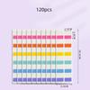 Color Index Label Stickers for Books Notebook Page Mark Label Solid Color Sticky Note Pad Stationery Journal Supplies