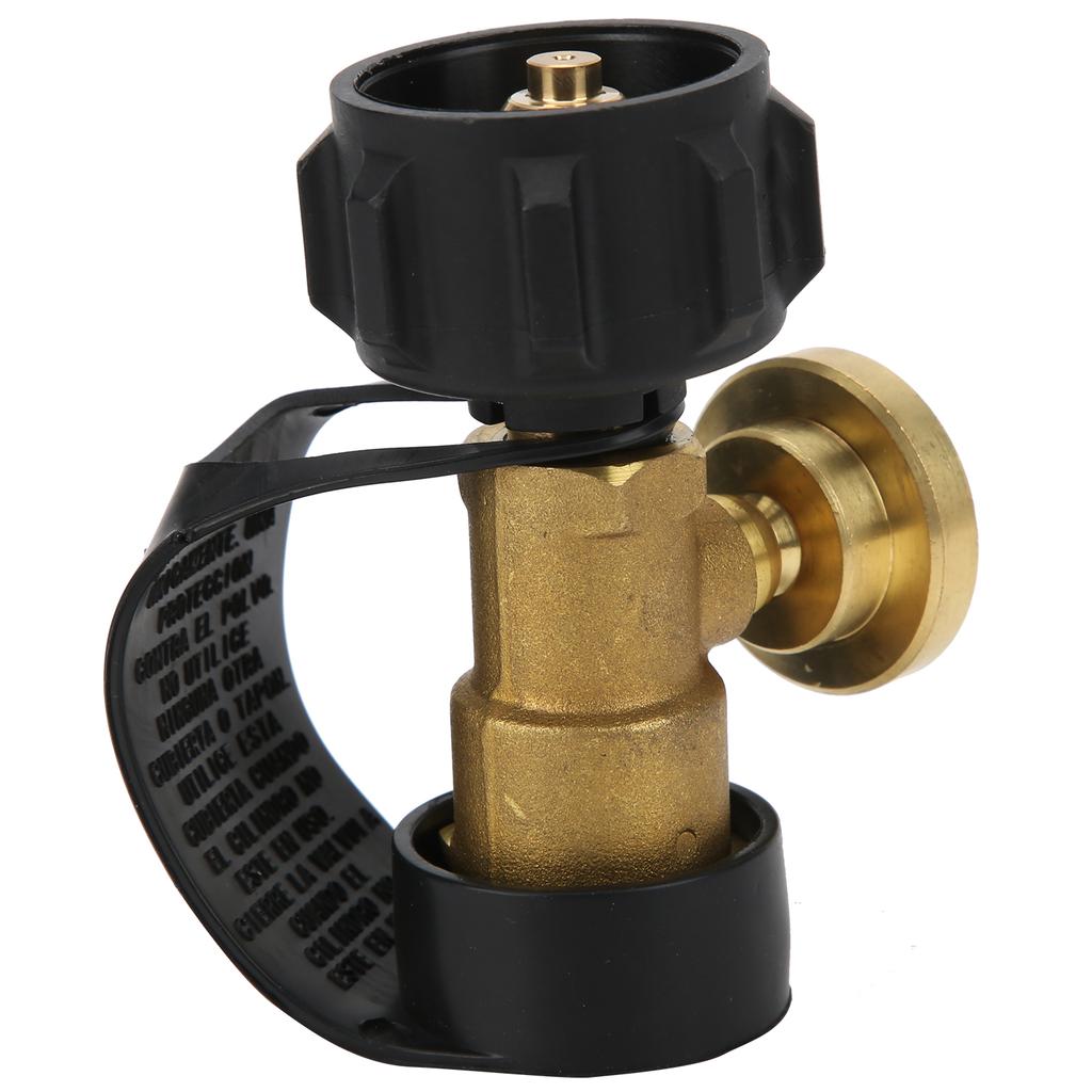 Type1 Brass Outdoor Propane Tank Adapter Gas Cylinder Pressure Gauge with