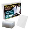 Card Loader Top Loader by Inspection Card Sleeve Pokeka Loader Card Trading Card Sleeve White 100 [Supervised Agency] (Clear Pieces)
