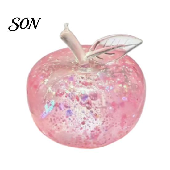 Office Stress Reliever Fruit Squeeze Sensory Toy, Christmas Shaped Soft Slow Rise Fidget Tree Hanging Toy Cute Novelty Relief for Adults Kids