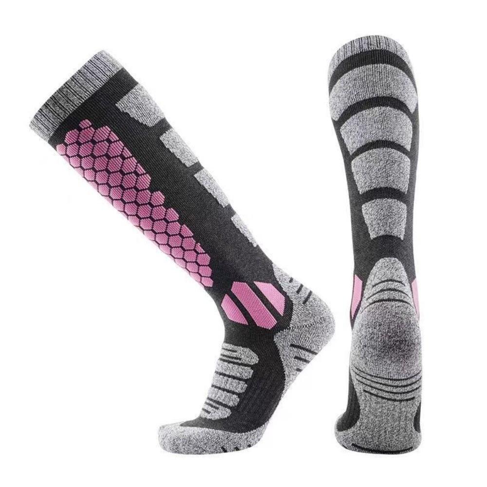 Moisture Wicking Thermal Outdoor Socks Thicken Cotton Long Tube Socks  for Men Women