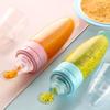 1 Pcs Baby Rice Paste Bottle Baby Silicone Milk Bottle Feeding Spoon For Baby Silicone Squeeze Spoon Rice Paste Bottle