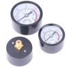 Iron Shell Bar Air Pressure Gauge Double Scale For Air Compressor 1/8, 1/4 Bsp